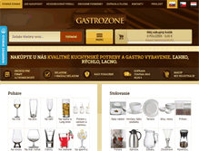 Tablet Screenshot of gastrozone.sk